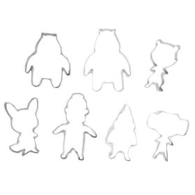 7 Pcs Bear Cookie Cutter Stainless Steel Fondant Molds DIY Cake Sugarcraft Pastry Bakeware Decoration 7 Pcs Bear Cookie Cutter Stainless Steel Fondant Molds DIY Cake Sugarcraft Pastry Bakeware Decoration
